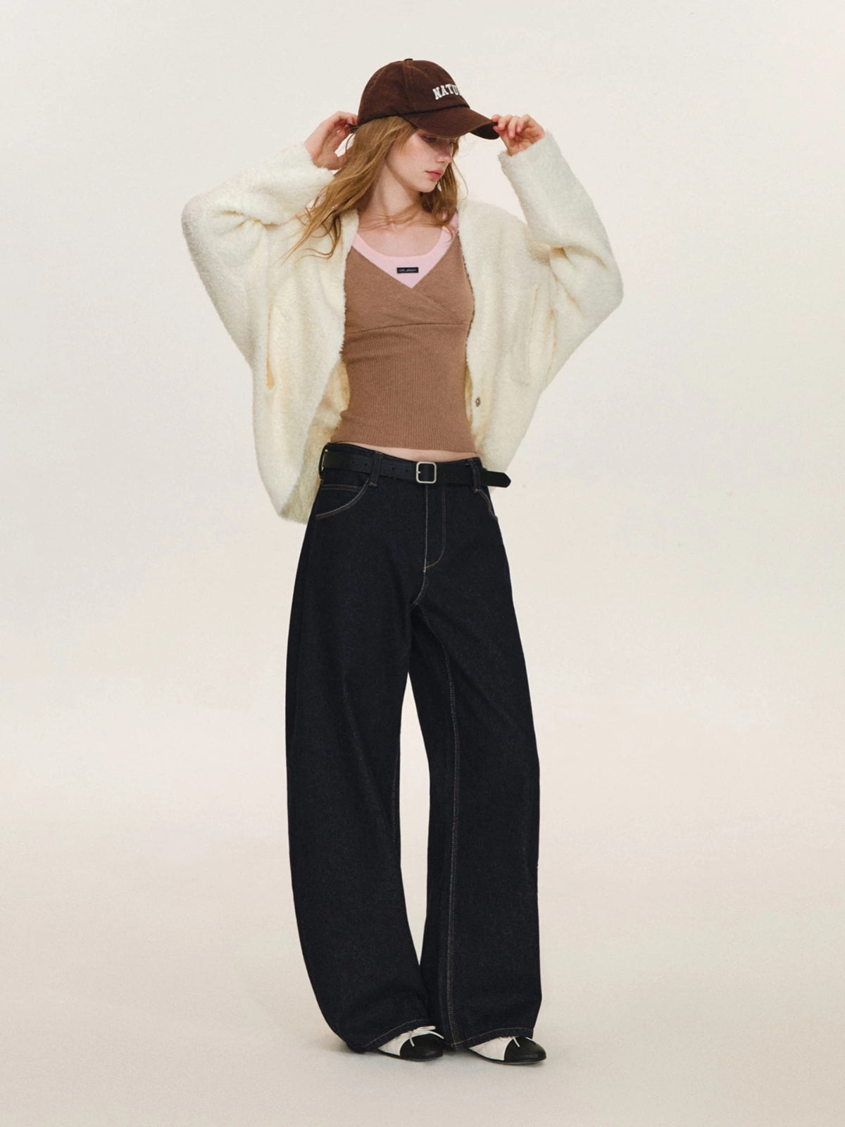 Vintage Contrast Stitch Jeans