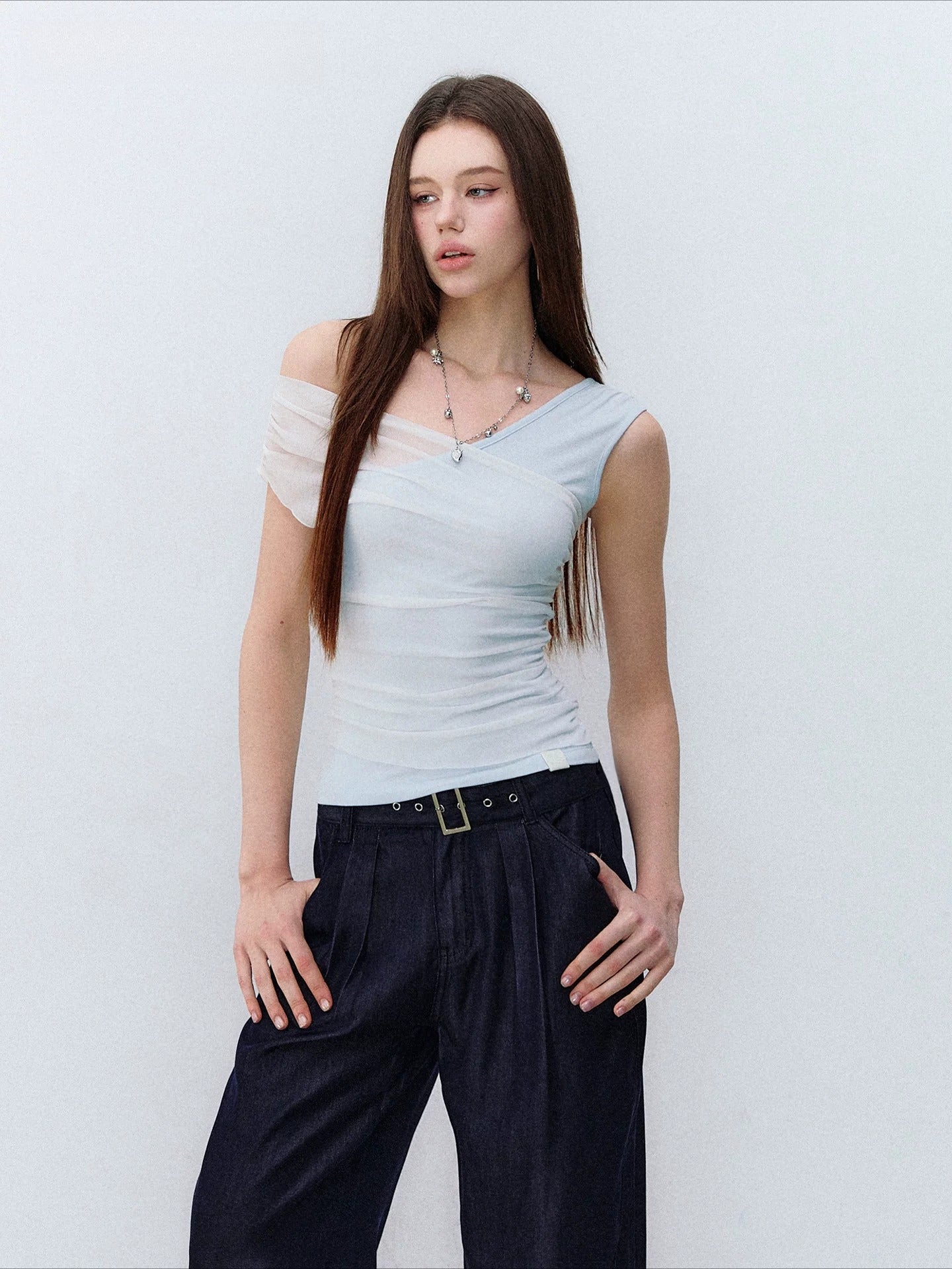 Mesh Layered Tank Top