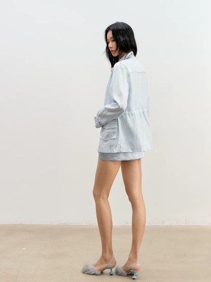 Linen Quilted Jacket