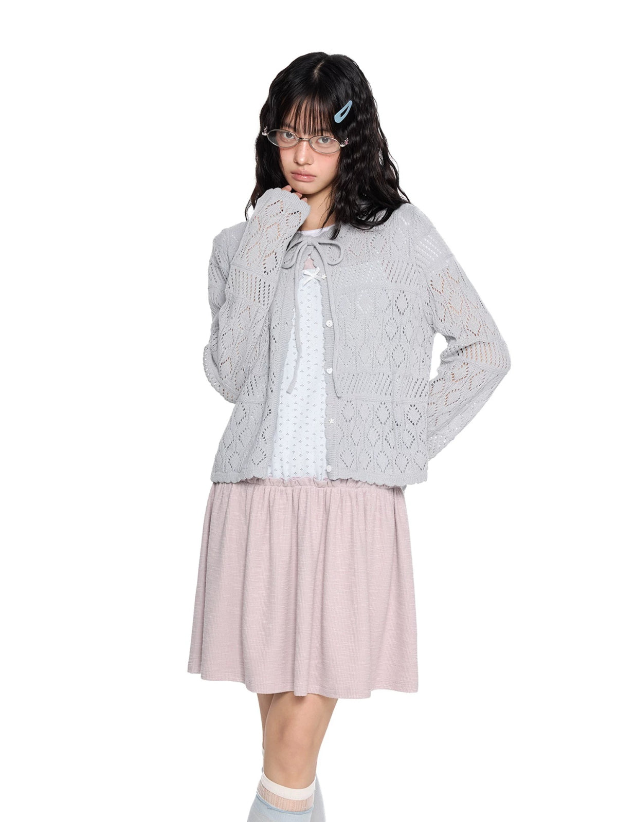 Boho Sheer Knit Cardigan