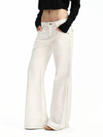 Contrast Flare Jeans