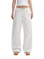 White Paris Button LEJ Jeans