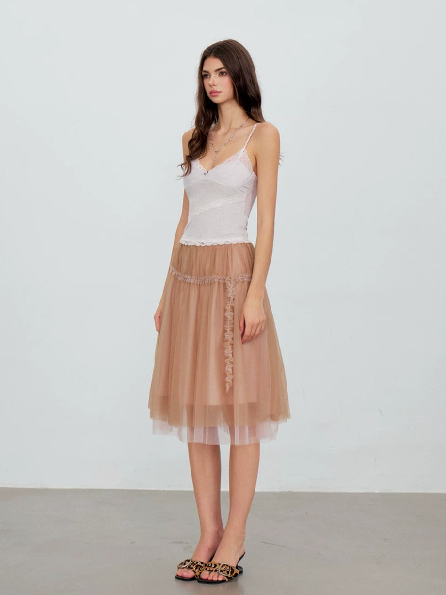 Lace Velvet Cami