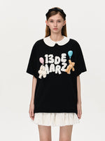 Balloon Doll Graphic Short-Sleeve T-Shirt