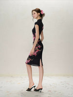 Red Romance Qipao Set