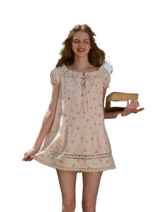 Baby Pink Babydoll Dress