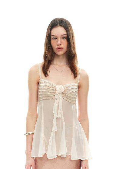 Floral Patchwork Lyocell Camisole