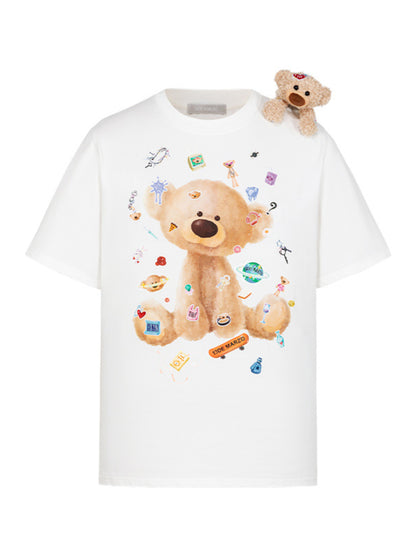 Patched Bear Cotton T-shirt