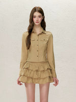 Utility Shirt Skirt Set