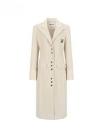 Long Woolen Blazer Coat