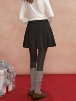 Vintage Wool Pleated Skirt