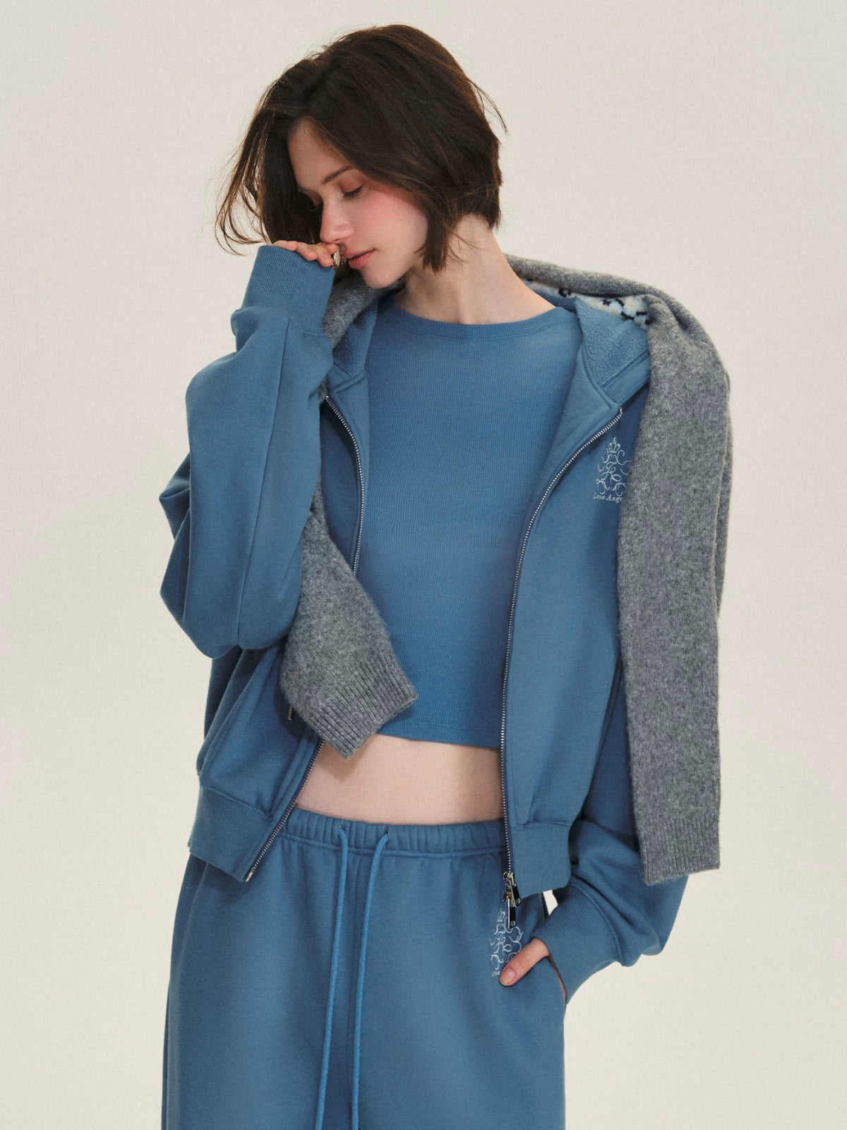 Fleece Hooded Three Piece Set