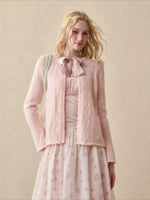 Ribbon Knit Cardigan