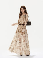 Leopard Mesh Dress