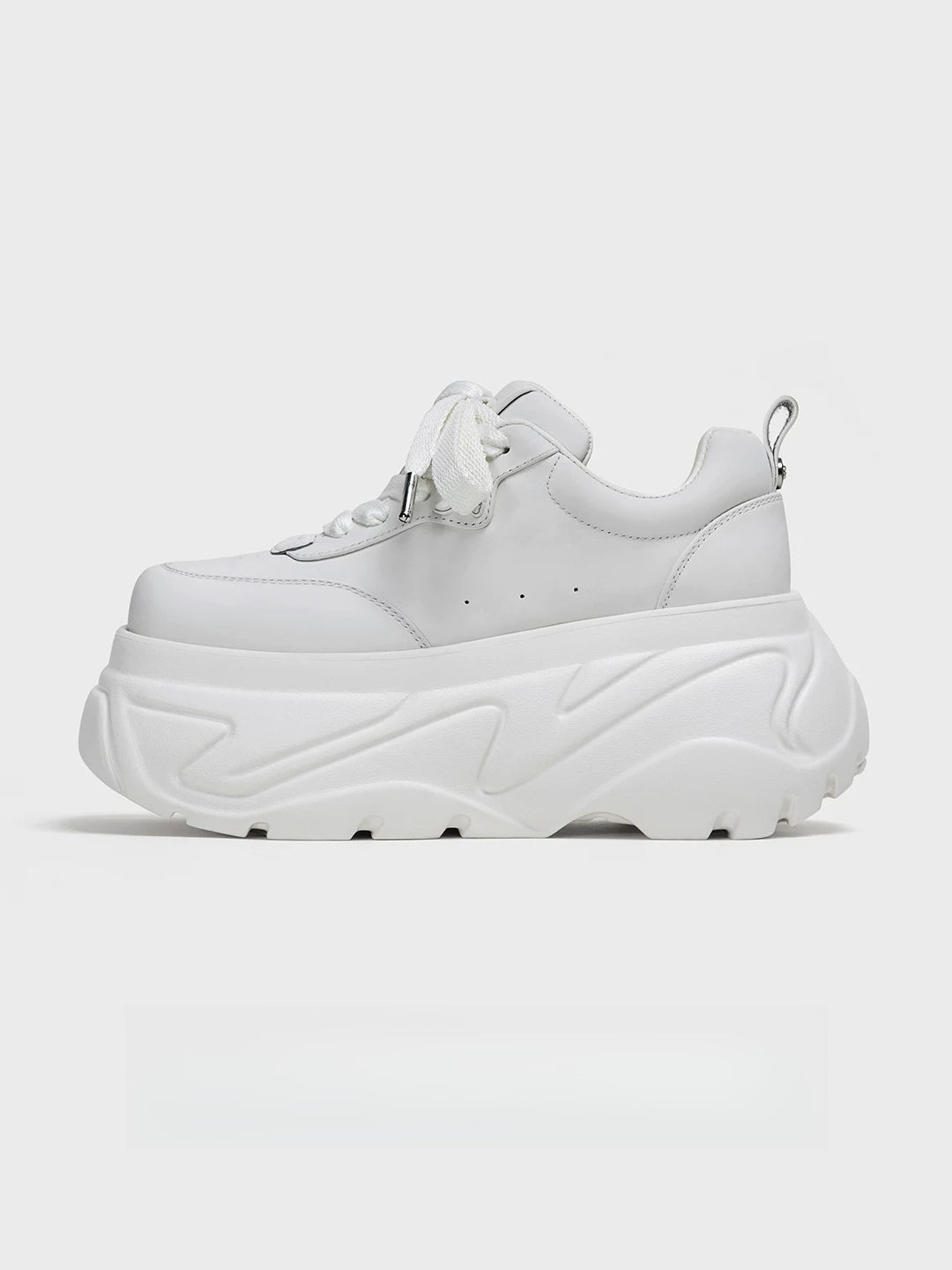 Square Toe Platform Sneakers
