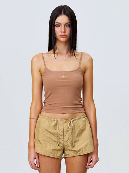 Ancient Myth Alloy Skin Low-Waist Jogging Shorts