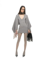 Fringe Knit Dress Set