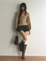 Argyle Knit Layer Set