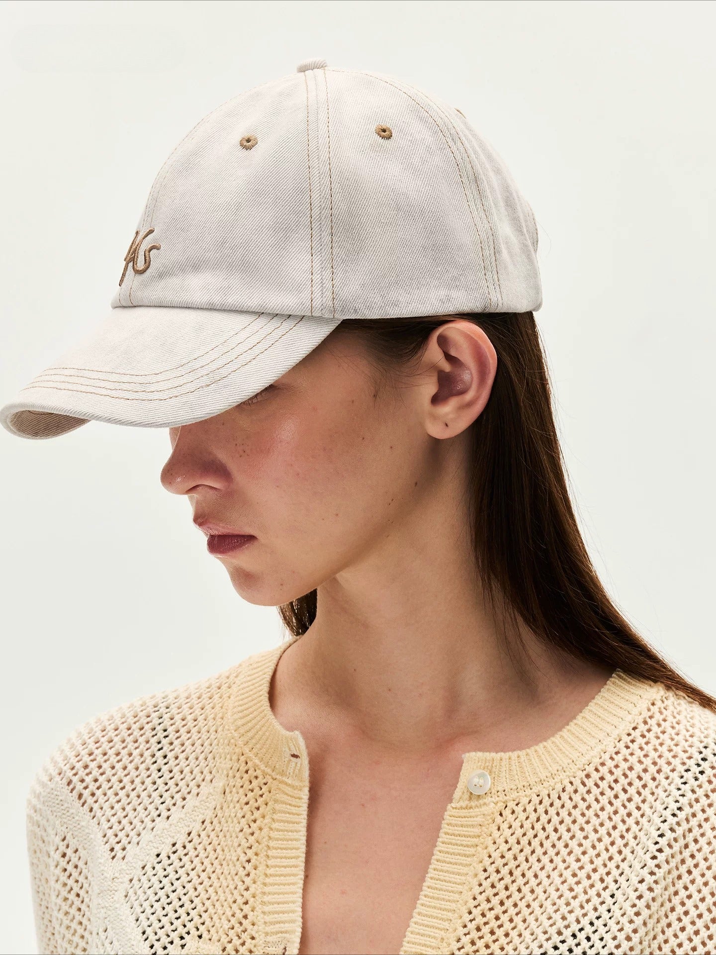 Washed Denim Baseball Cap