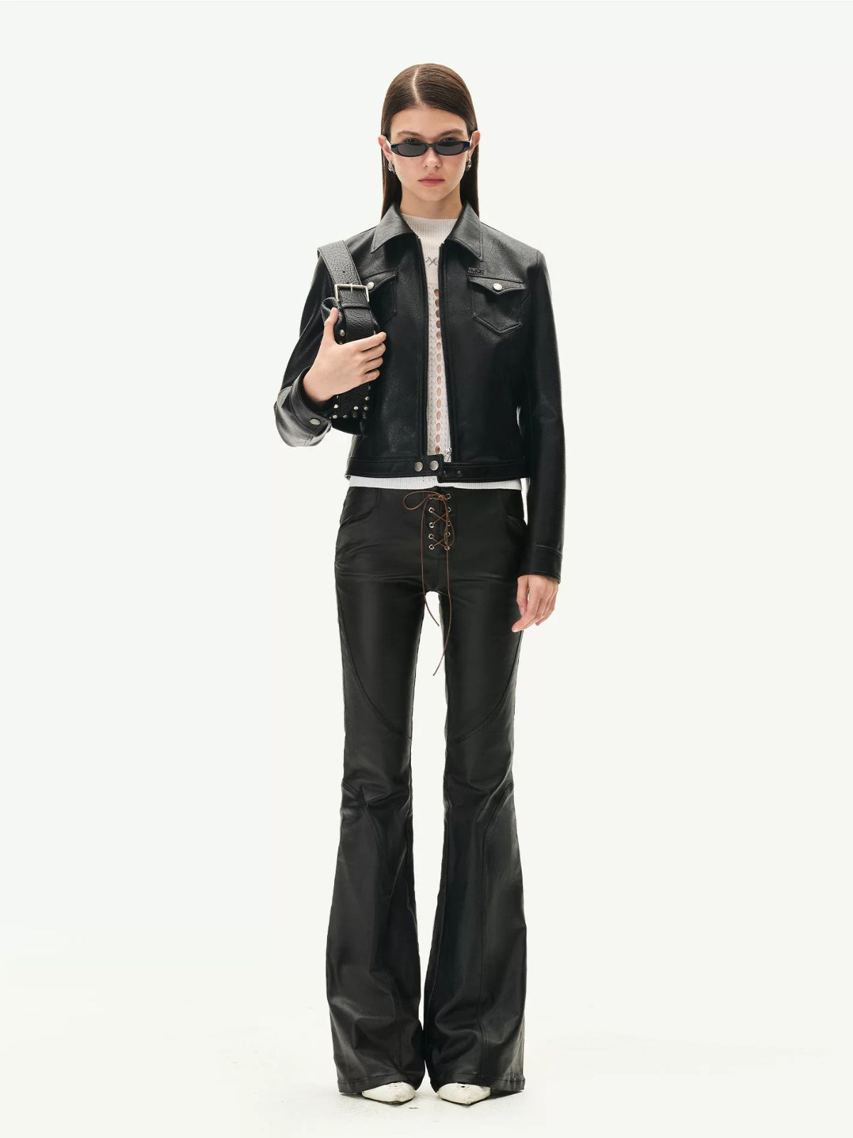 Storm Rider Textured Leather Jacket