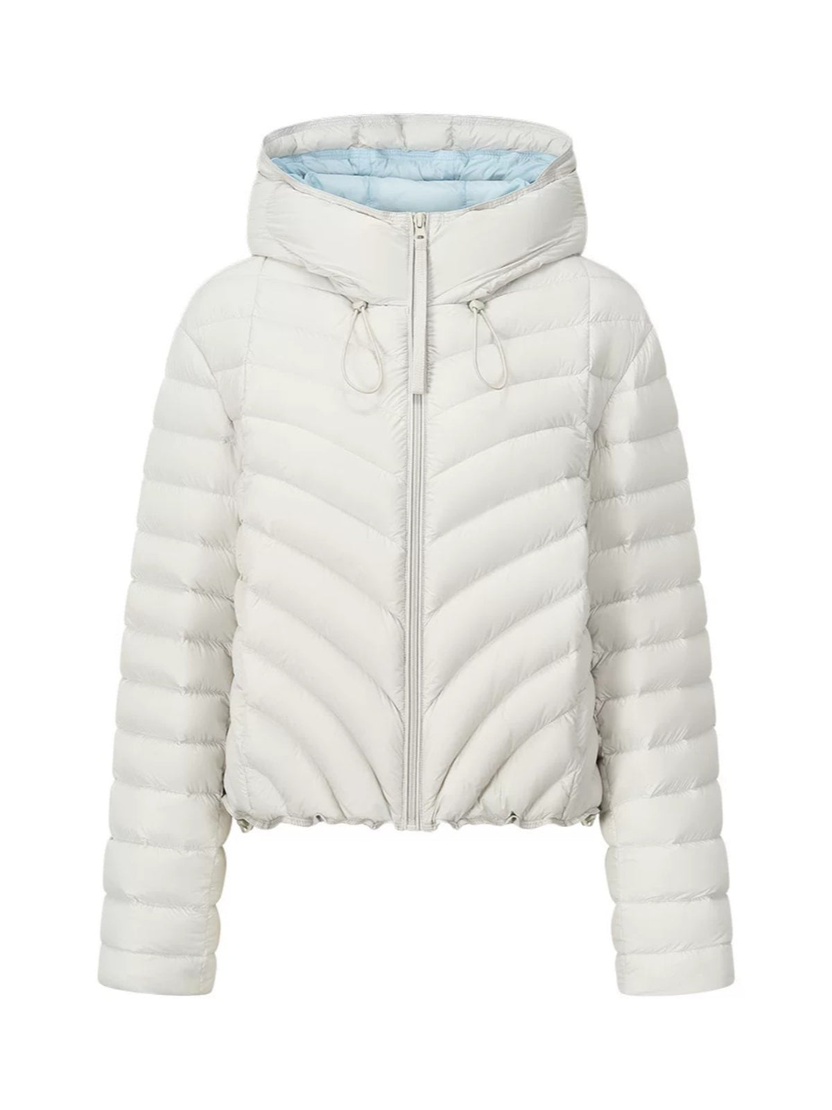 Quilted Hooded Light Down