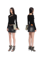 Crescent Knit Blouse