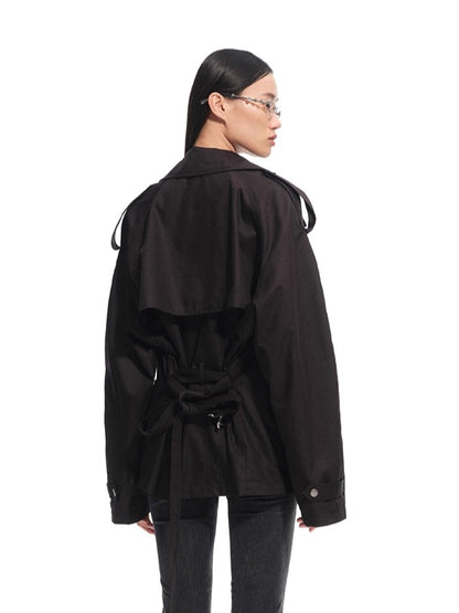 Rune Cotton Tencel Trench Coat