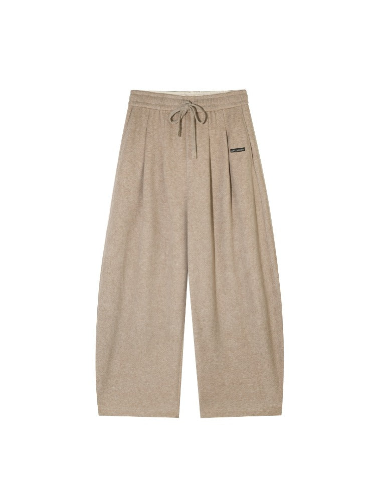 Fleece Lined Curved Sweatpants