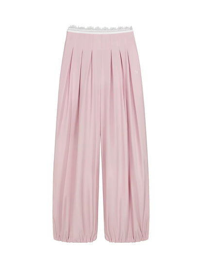 Pleated Balloon Pants