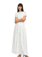 Polka-Dot Patchwork Dress