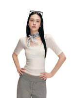 Square Neck Lyocell Tee
