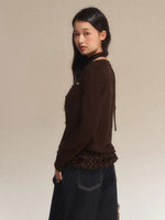 Lace Trim Vintage Cardigan