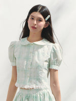 White Cotton Embroidered Shirt & Skirt Set