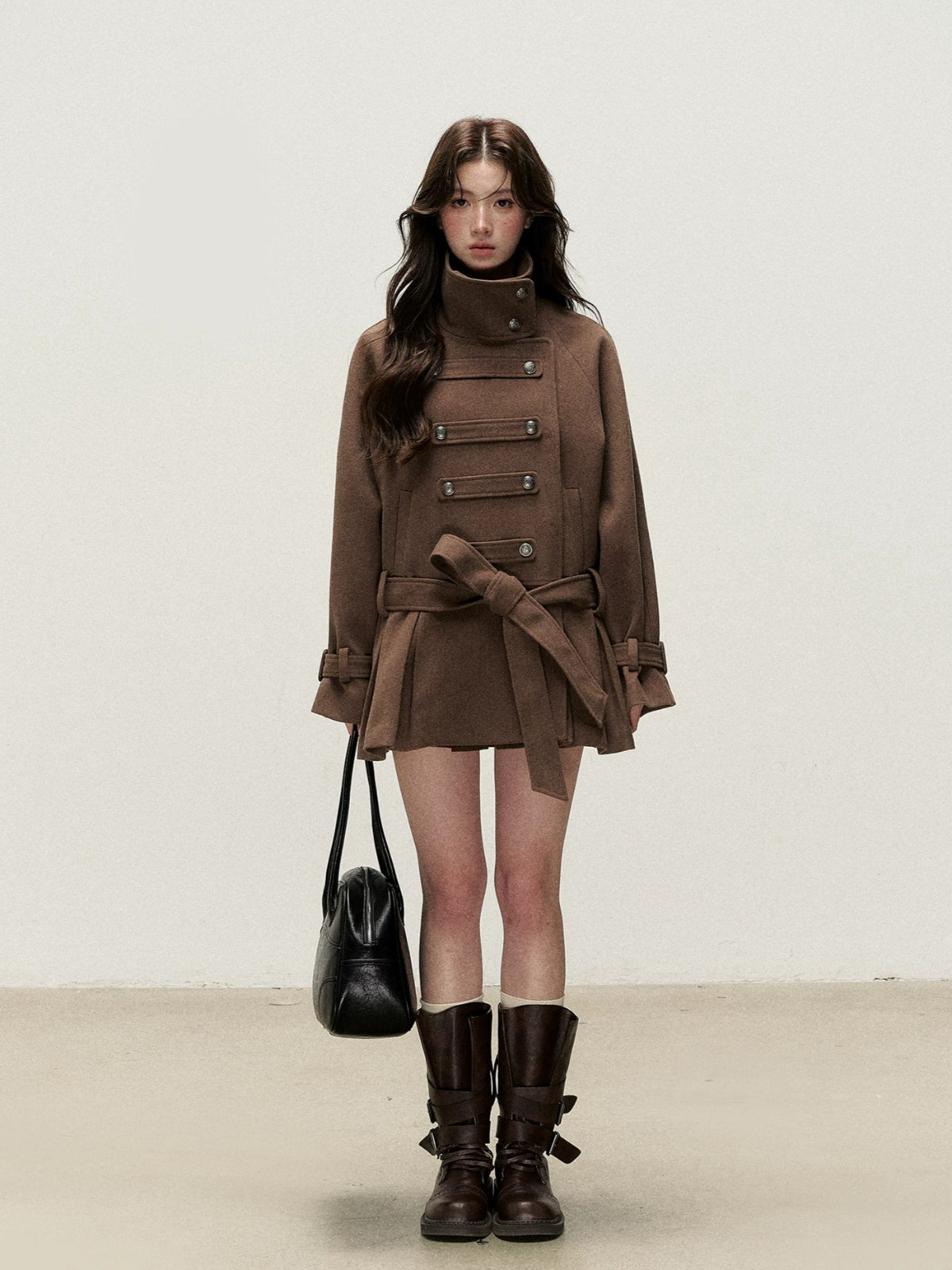 Napoleon Double-Breasted Wool Coat