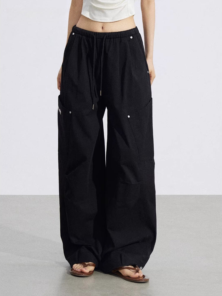 Pleated Utility Pants