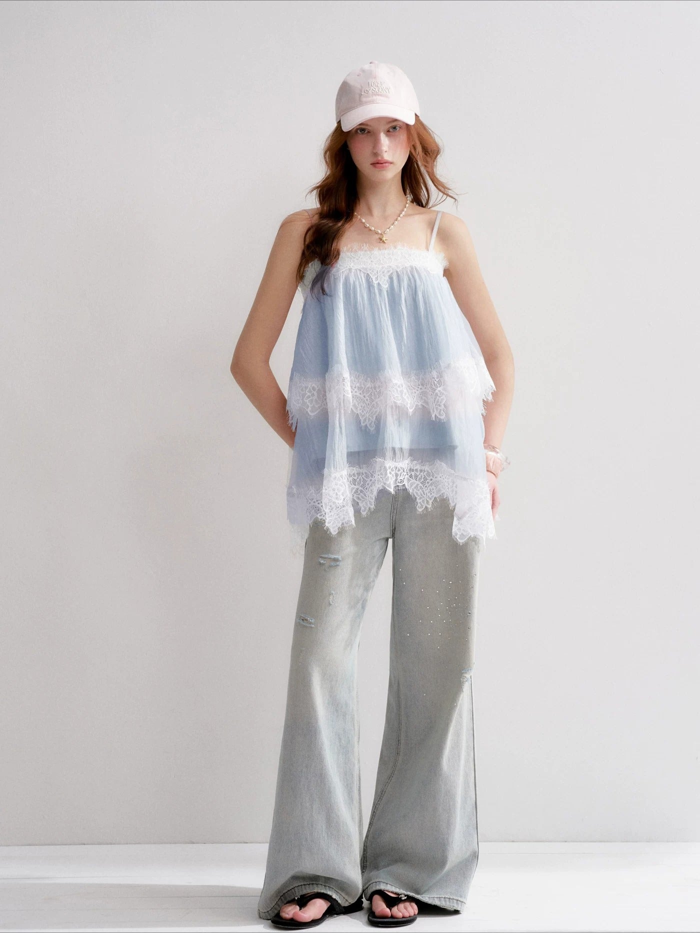 Lace Cami Skirt Set