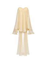 Chiffon Tube Top Dress
