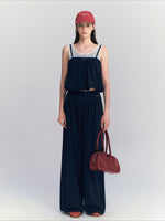 Contrast Two-Piece Set