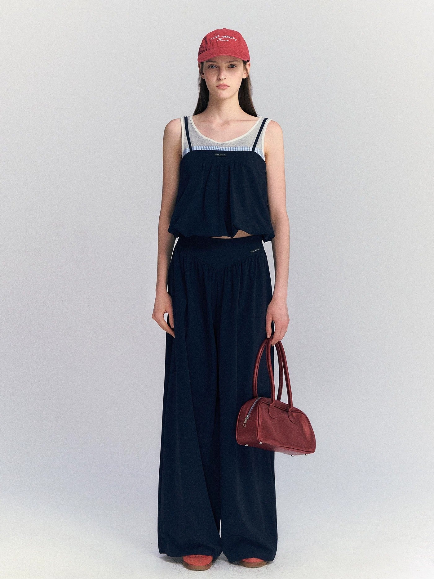 Contrast Two-Piece Set