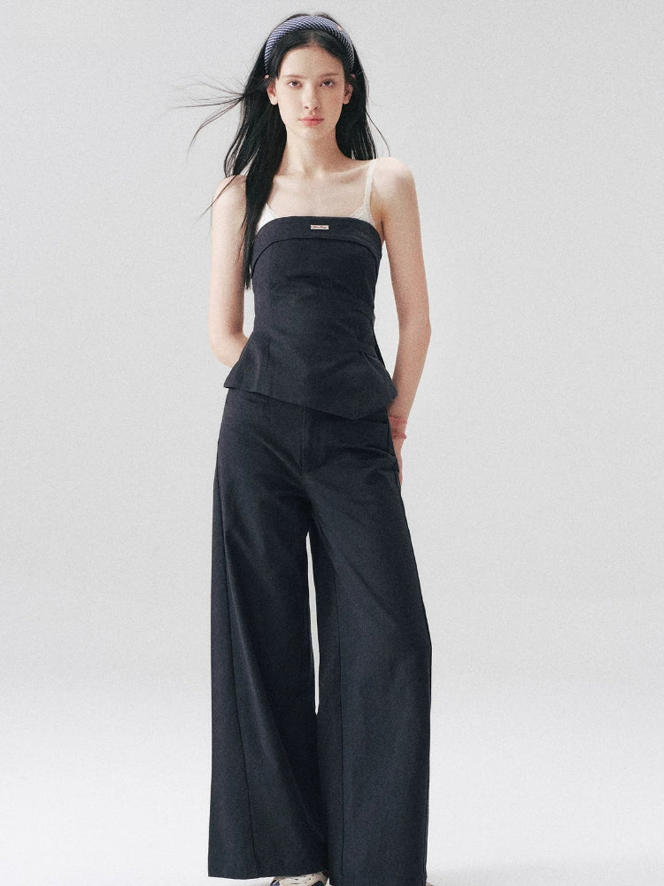 Buckle Tube Top &amp; Pants Set
