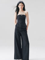 Buckle Tube Top & Pants Set