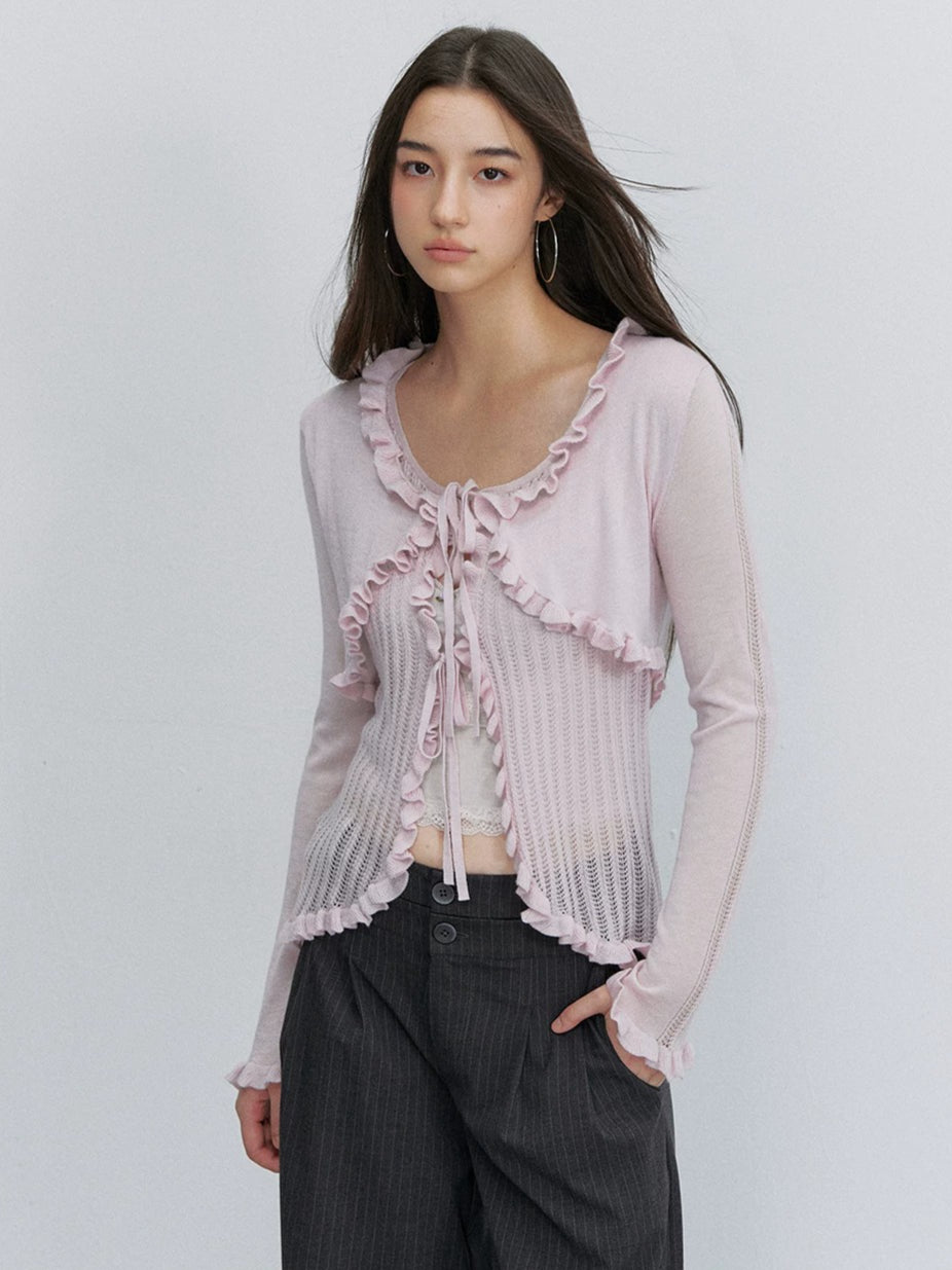 Lace Knit Cardigan
