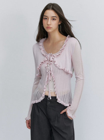 Lace Knit Cardigan