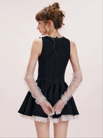 Rhinestone Bow Dress