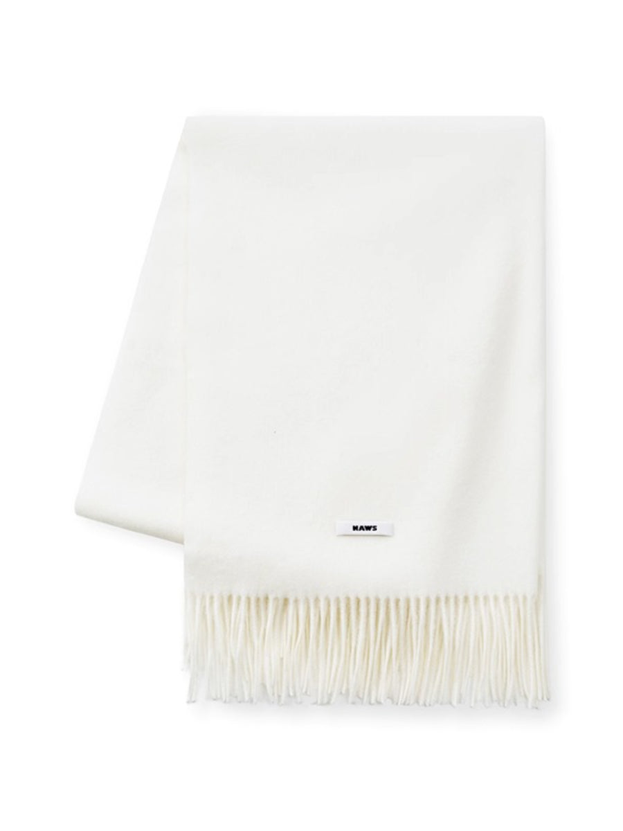 Classic Wool Blend Tassel Scarf