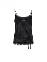Lace Panel Satin Camisole