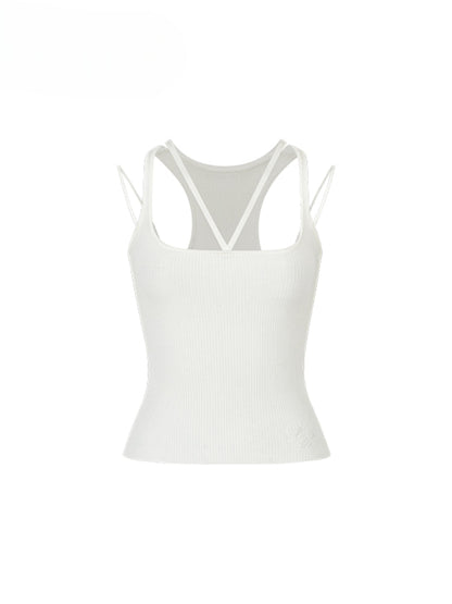 Multi-Strap Knit Sling Vest