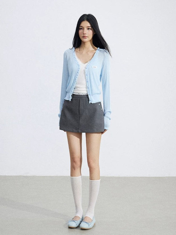Lace Hollow Sun-Protect Cardigan