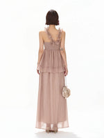 Ruffle Halter Maxi Dress