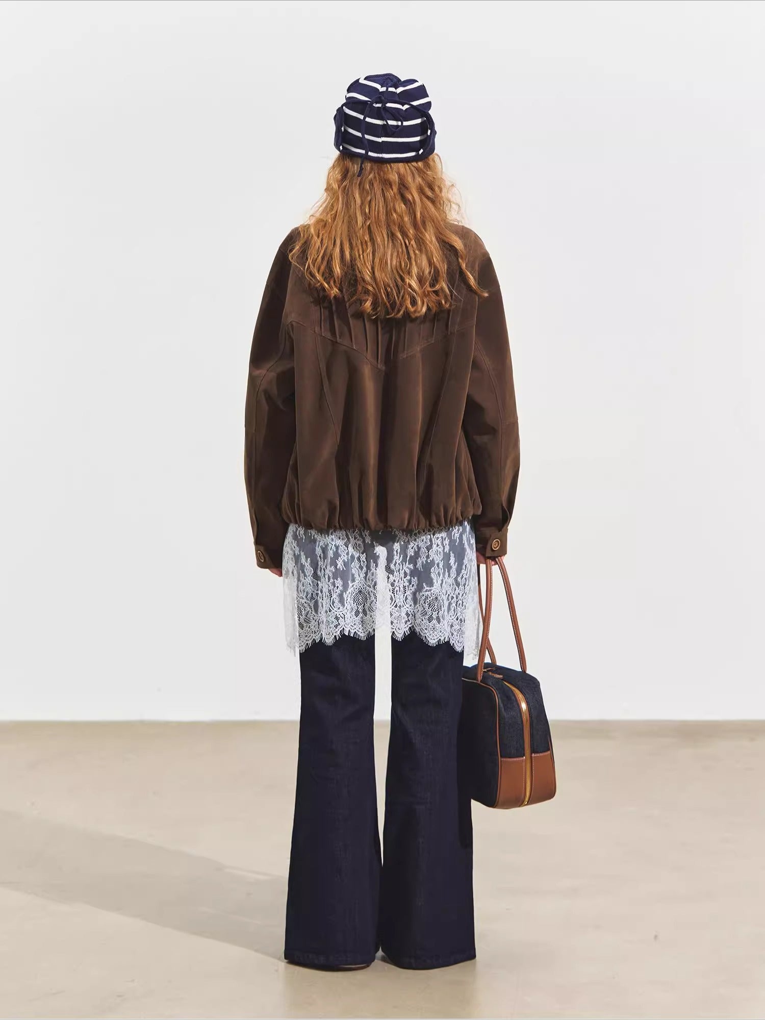 Suede Fog Oversized Jacket